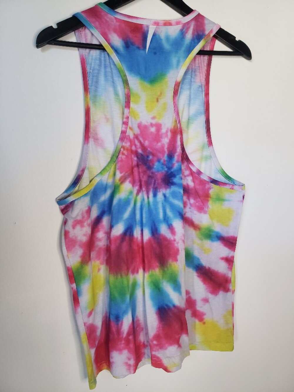 Urban Threads Multicolour Rainbow Tie Dye Tank Top